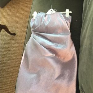 Theia Opalescent strapless cocktail dress size 8